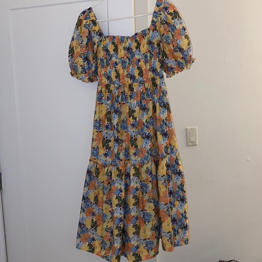 Abercrombie floral midi dress